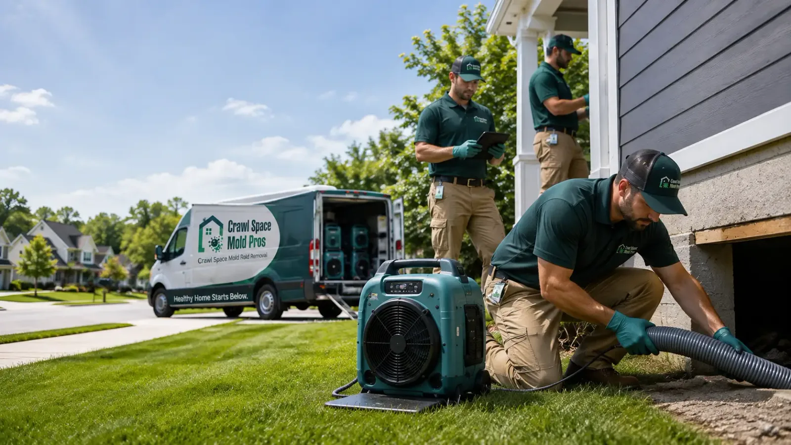 Crawl Space Mold Removal in Josephine, PA